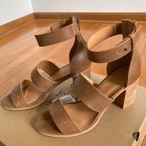 Frye and Co. Bryn Stitch Sandal - Tobacco - 8M